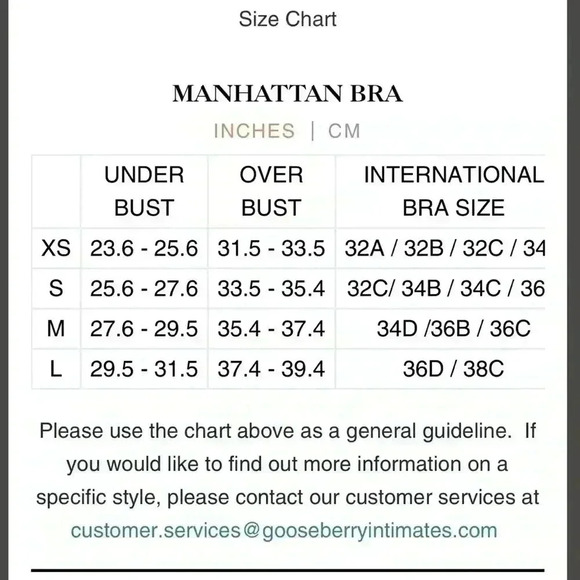 🆕Gooseberry Intimates Manhattan Demi Bra Ivory Size M New With Tags - Picture 3 of 8